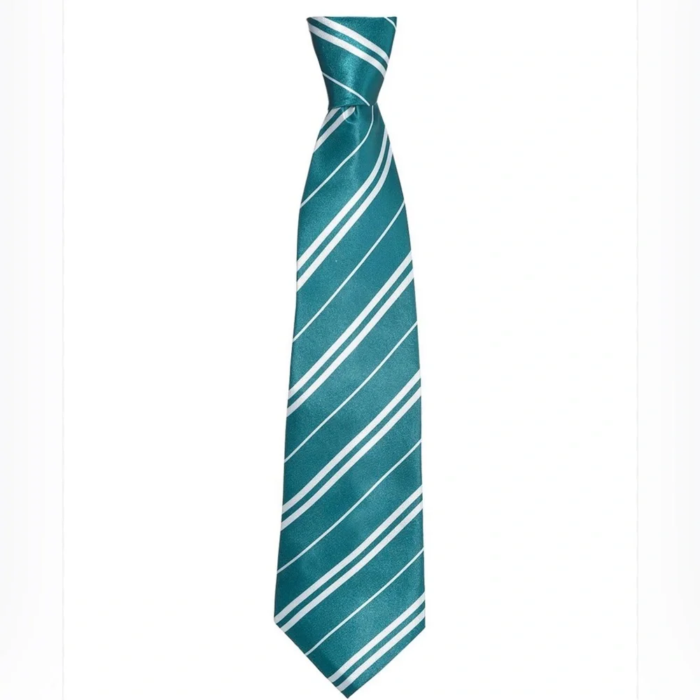 🫶🏻Harry Potter Green Striped Tie 🐍 slytherin tie